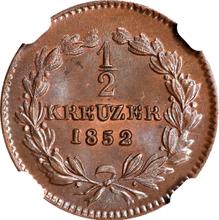1/2 Kreuzer 1852   