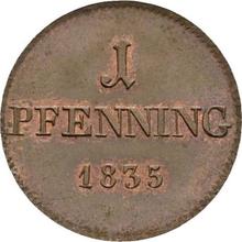 1 Pfennig 1835   