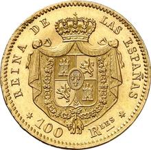 100 reales 1863   