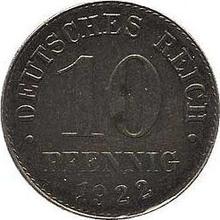 10 fenigów 1916-1922   