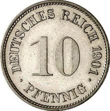 10 fenigów 1901 G  