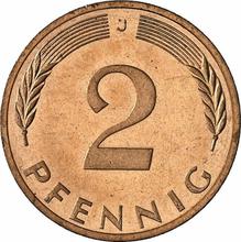 2 Pfennig 1973 J  