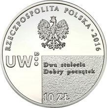 10 Zlotych 2016 MW   "200 years of the University of Warsaw"