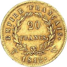 20 francos 1812 W  