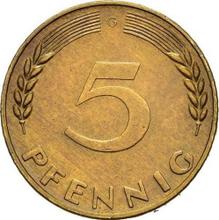 5 fenigów 1968 G  
