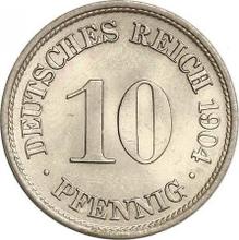 10 Pfennige 1904 F  