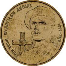 2 Zlote 2002 MW  AN "General Wladyslaw Anders"