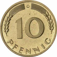 10 Pfennig 1967 G  