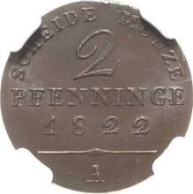 2 Pfennige 1822 A  