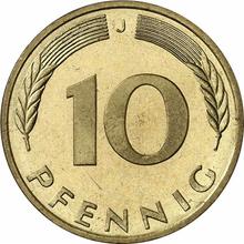 10 fenigów 1987 J  