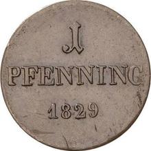 1 Pfennig 1829   