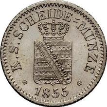 1 новый грош 1855  F 