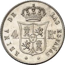 4 reales 1853   