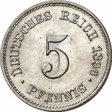 5 fenigów 1896 E  