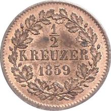 Medio kreuzer 1859   