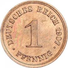 1 Pfennig 1907 D  