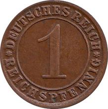 1 Reichspfennig 1925 J  