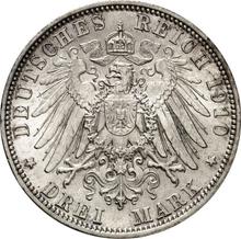 3 marcos 1910 D   "Bavaria"