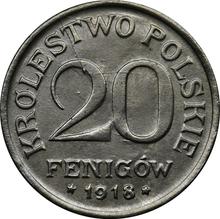 20 пфеннигов 1918 FF  