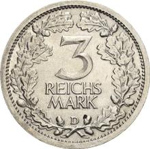 3 рейхсмарки 1931 D  
