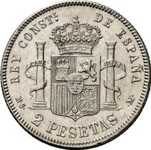 2 pesety 1884  MSM 