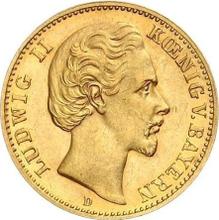 10 marcos 1876 D   "Bavaria"