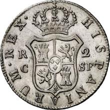 2 reales 1813 C SF 