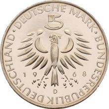 5 марок 1968 D   "Петтенкофер"