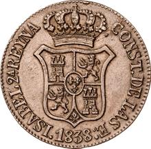 6 cuartos 1838    "Cataluña"