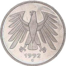 5 марок 1992 G  
