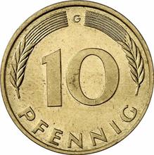 10 Pfennig 1987 G  