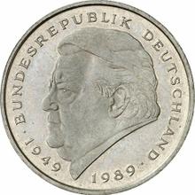 2 марки 1991 A   "Франц Йозеф Штраус"
