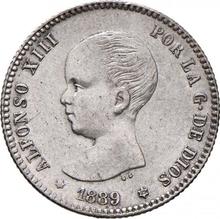 1 peseta 1889  MPM 