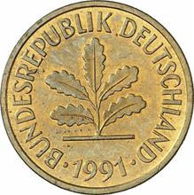5 Pfennig 1991 J  