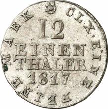 1/12 Thaler 1817  I.G.S. 