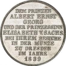 Talar 1839  G  "Wizyta w mennicy Drezdeńskiej"