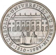10 Mark 1985 A   "Humboldt University" (Pattern)