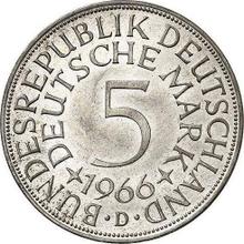 5 марок 1966 D  