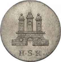 1 chelín 1818  H.S.K. 