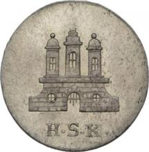 1 Shilling 1818  H.S.K. 