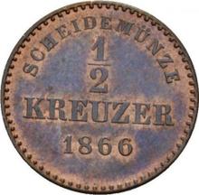 1/2 Kreuzer 1866   