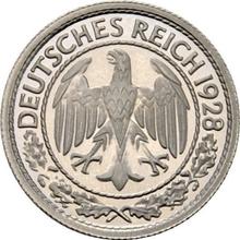 50 Reichspfennig 1928 E  