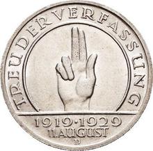5 reichsmark 1929 D   "Konstytucja"