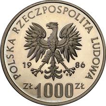 1000 złotych 1986 MW  ET "Sowa" (PRÓBA)