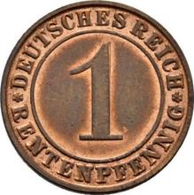 1 Rentenpfennig 1929 F  
