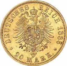 20 Mark 1885 A   "Preussen"