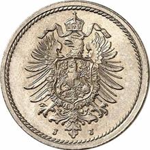 5 Pfennig 1888 J  