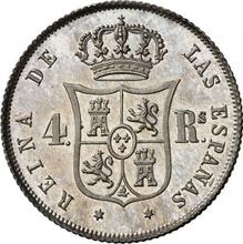 4 reales 1855   