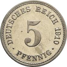 5 Pfennig 1910 A  