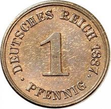 1 Pfennig 1887 G  